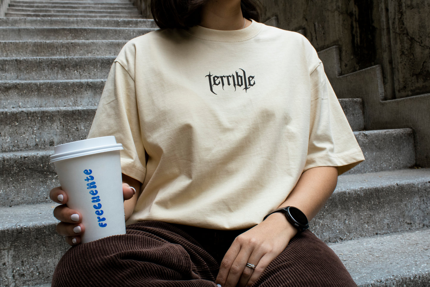 Playera Oversize Terrible Gothic