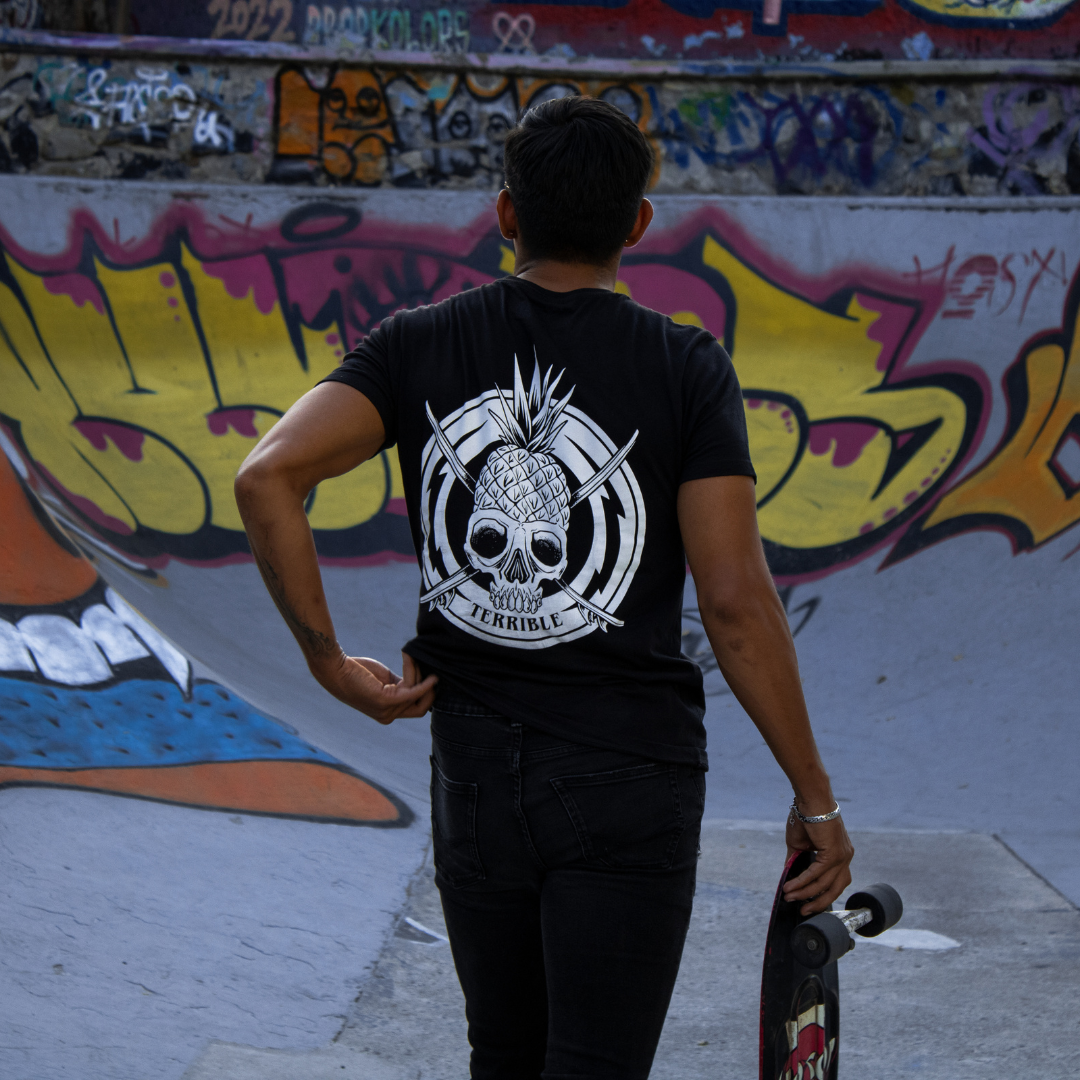 Playera Pineapple Skull unisex