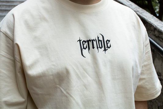 Playera Oversize Terrible Gothic